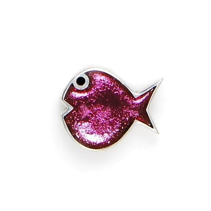 Pink Bubble Fish Brooch | The Jewellery Stop