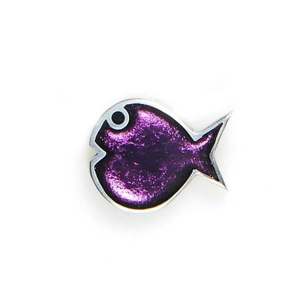 Purple Bubble Fish Brooch | The Jewellery Stop