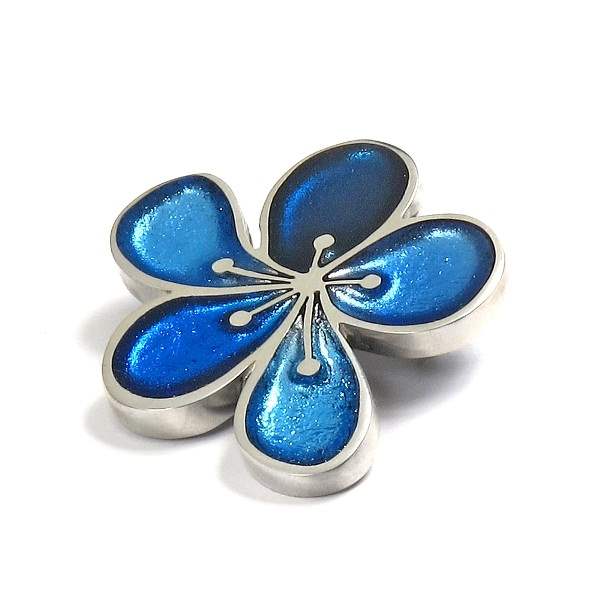 Navy Calachuchi Classic Brooch | The Jewellery Stop