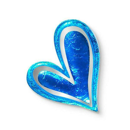 Turquoise Linear Heart Brooch | The Jewellery Stop