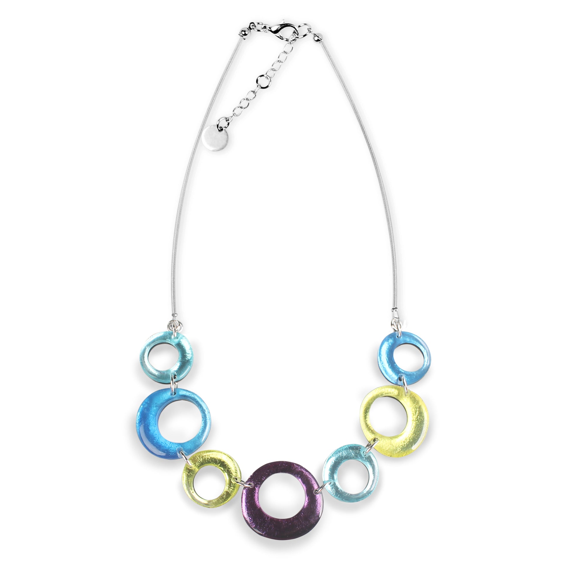Kingfisher Hollow Circles Necklace