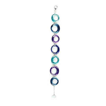 Peacock Hollow Circles Bracelet | The Jewellery Stop