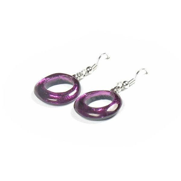 Mulberry Hollow Circles Fish Hook Earrings | The Jewellery Stop