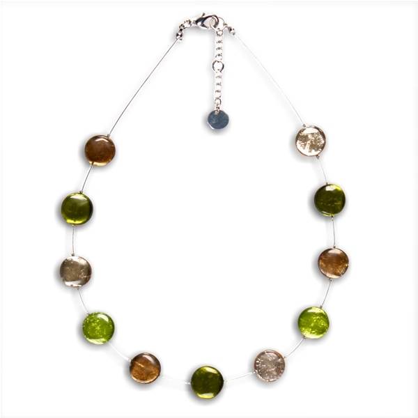 Forest Buttons Necklace