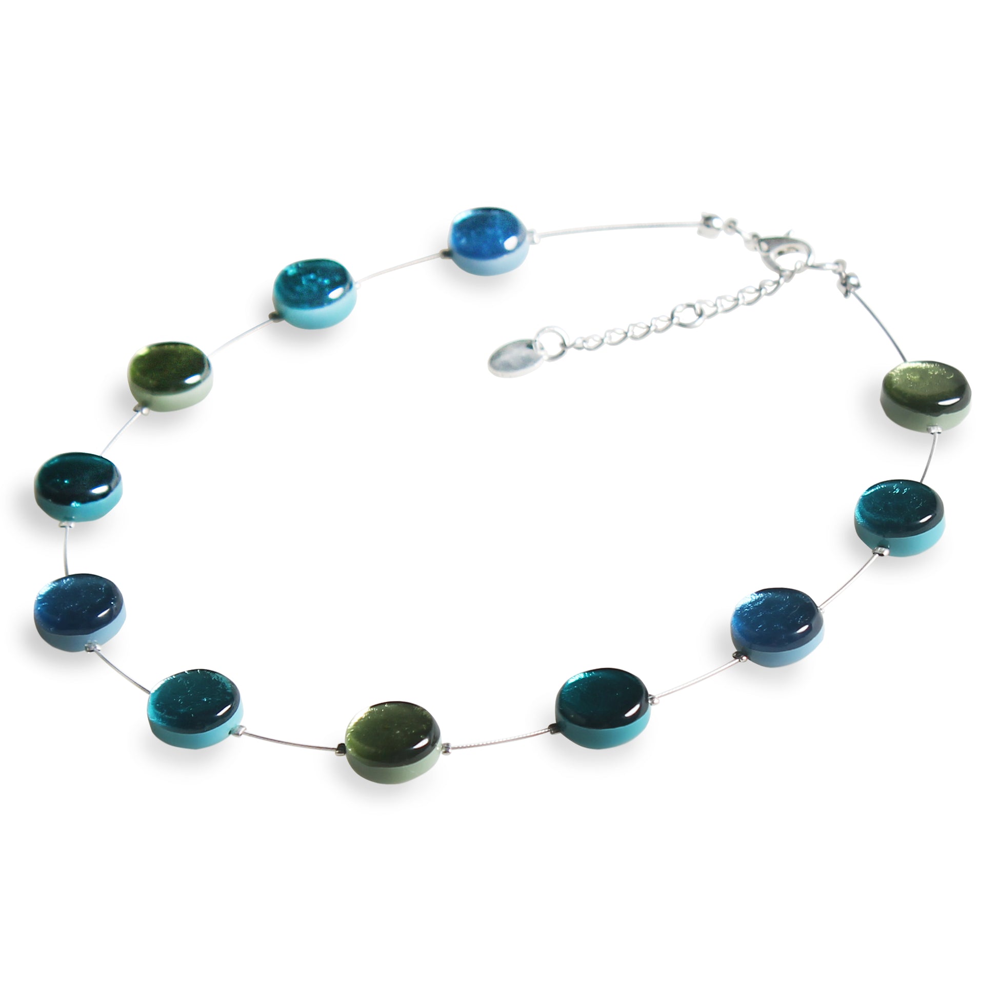 Jade Buttons Necklace