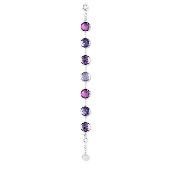 Purple Buttons Bracelet | The Jewellery Stop