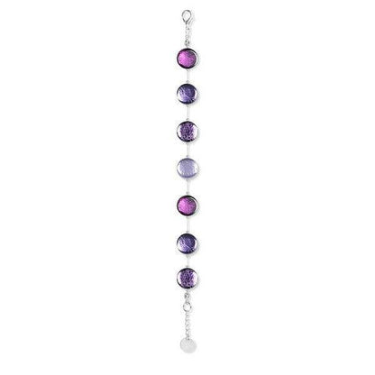 Purple Buttons Bracelet | The Jewellery Stop