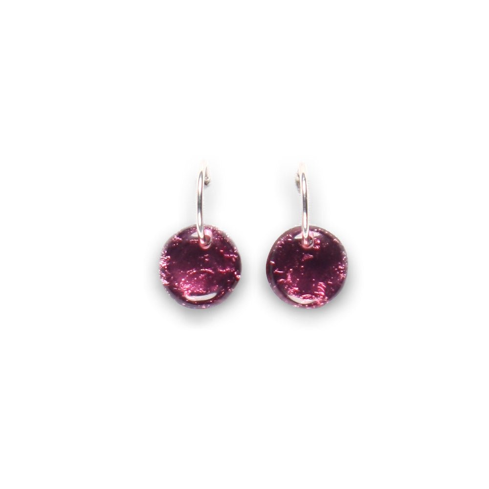 Rainbow Buttons Creole Earrings | The Jewellery Stop