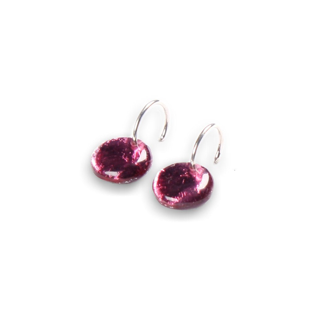 Rainbow Buttons Creole Earrings | The Jewellery Stop