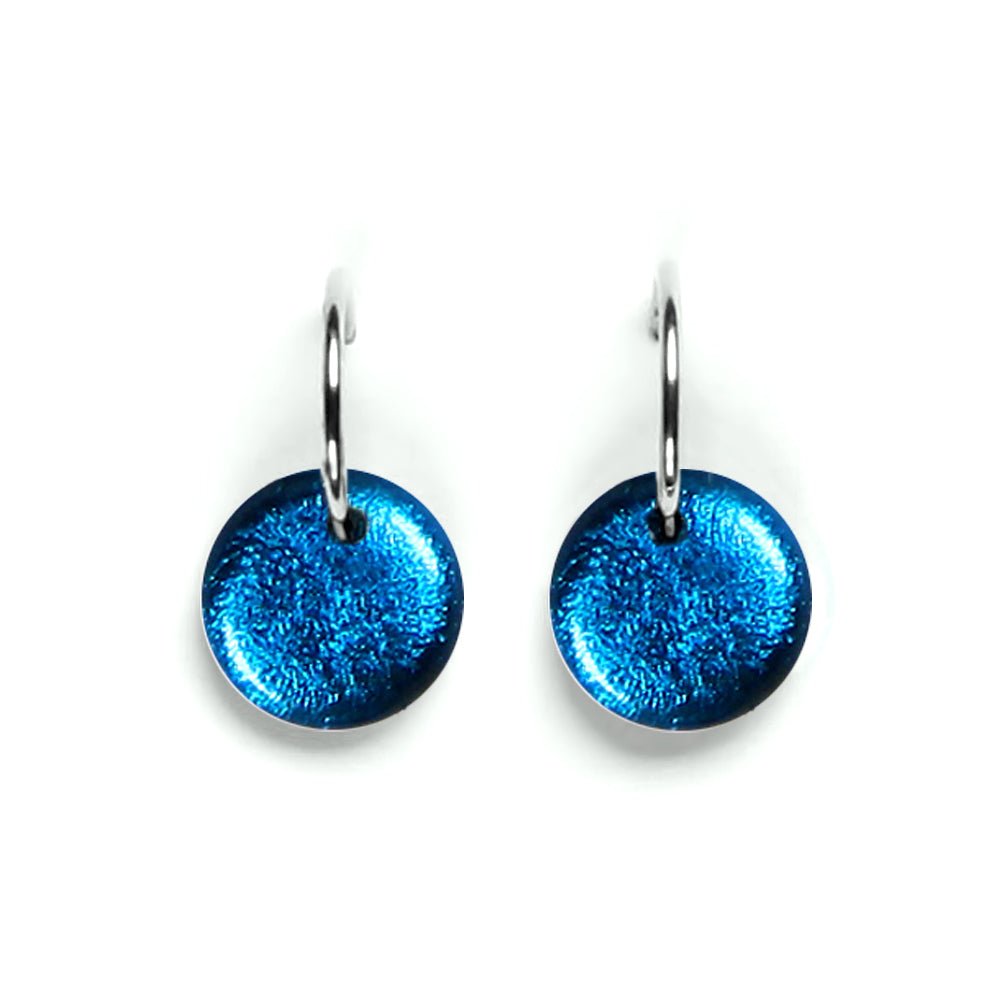 Seaweed Buttons Creole Earrings | The Jewellery Stop