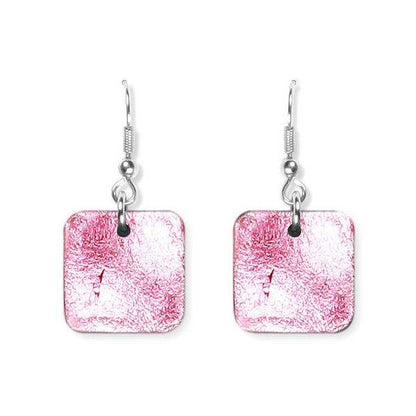 Rose Antique Square Fish Hook Earrings | The Jewellery Stop