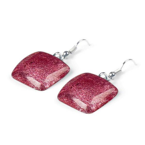 Rose Antique Square Fish Hook Earrings | The Jewellery Stop