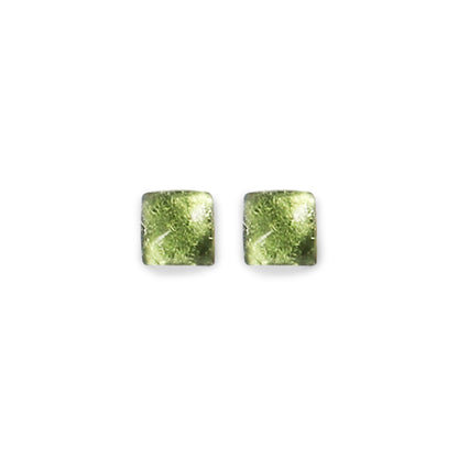 Moss Antique Square Stud Earrings
