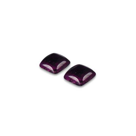 Purple Antique Square Stud Earrings | The Jewellery Stop
