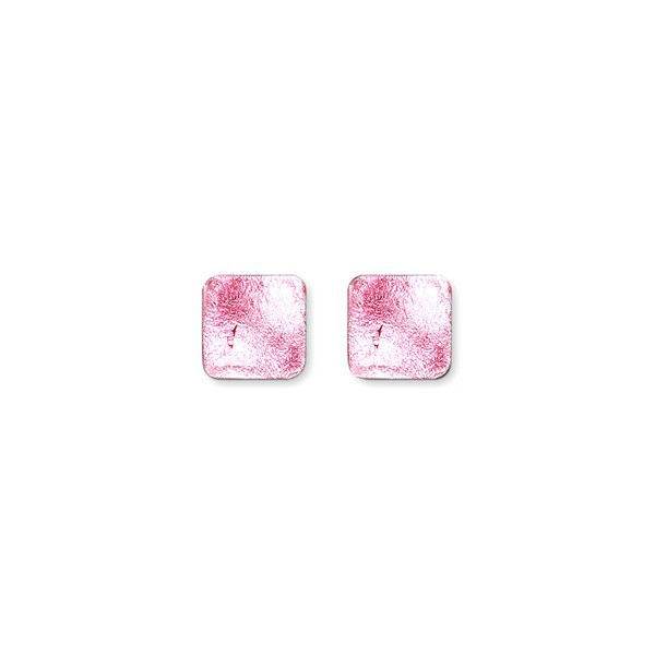 Rose Antique Square Stud Earrings | The Jewellery Stop