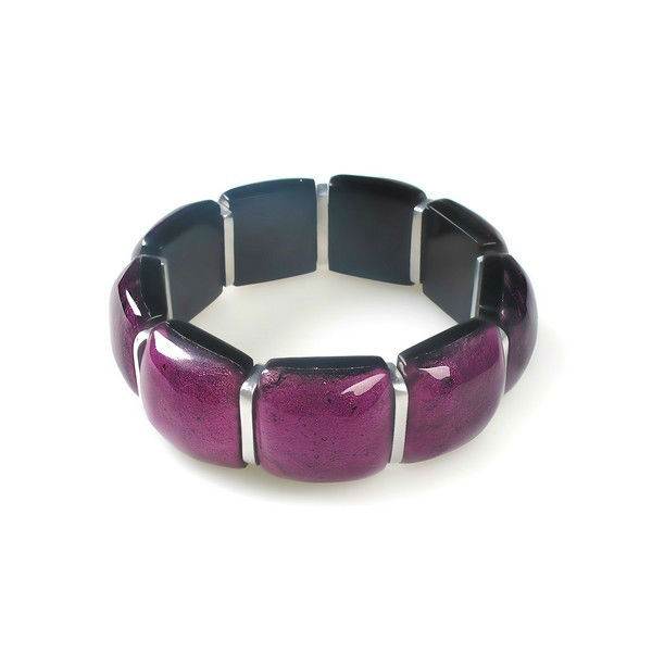 Purple Antique Square Bangle | The Jewellery Stop