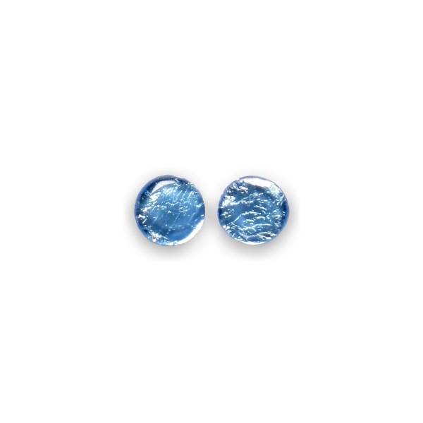 Navy Buttons Stud Earrings | The Jewellery Stop