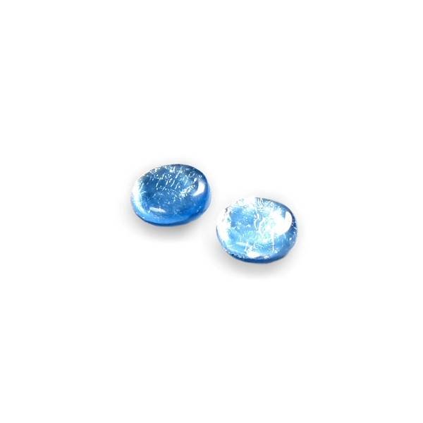 Navy Buttons Stud Earrings | The Jewellery Stop
