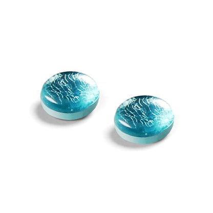 Ocean Mist Buttons Stud Earrings | The Jewellery Stop