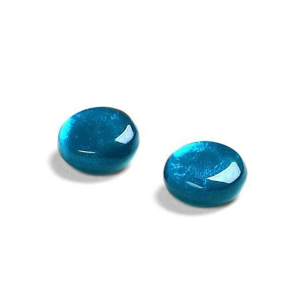 Peacock Buttons Stud Earrings | The Jewellery Stop