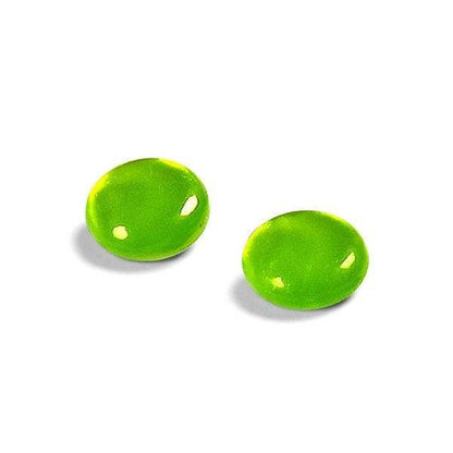 Peridot Buttons Stud Earrings | The Jewellery Stop