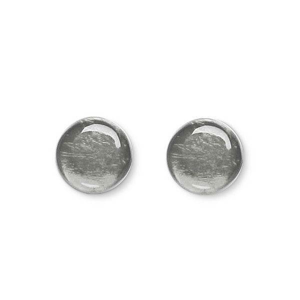 Steel Buttons Stud Earrings | The Jewellery Stop