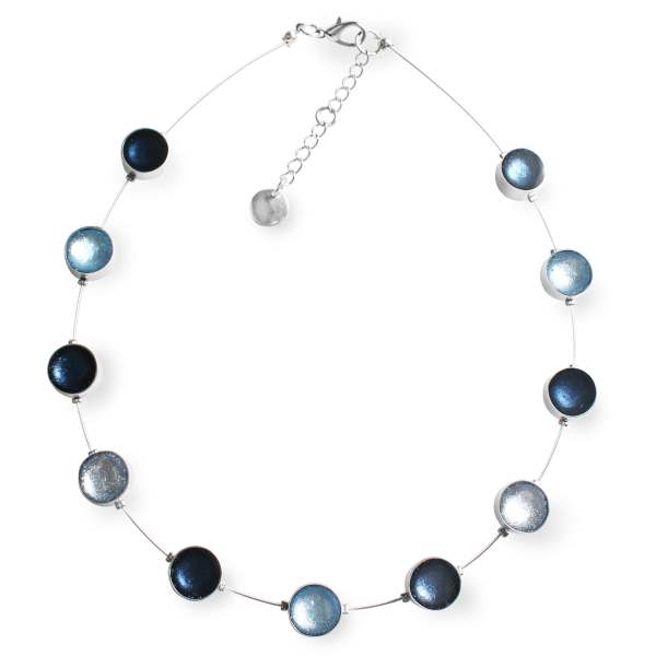 Ice Metal Buttons Necklace
