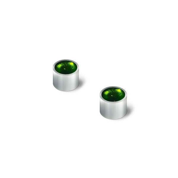 Apple Metal Buttons Small Stud Earrings