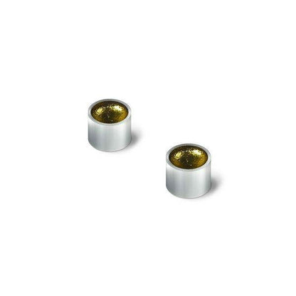 Metallics Metal Buttons Small Stud Earrings