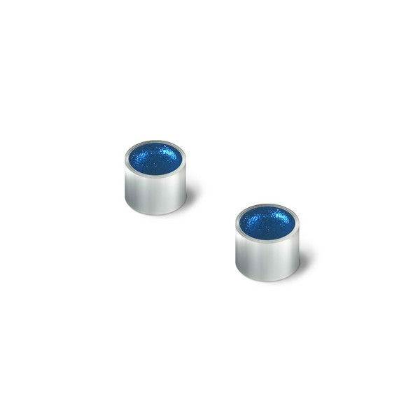 Ocean Metal Buttons Small Stud Earrings | The Jewellery Stop