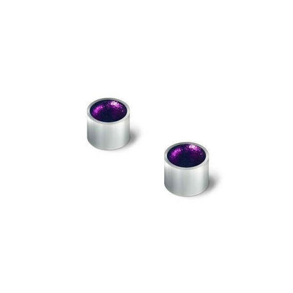 Peacock Metal Buttons Small Stud Earrings | The Jewellery Stop