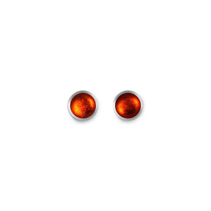 Spice Metal Buttons Small Stud Earrings | The Jewellery Stop