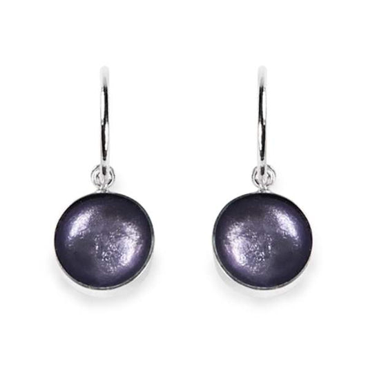 Pastels Metal Buttons Creole Earrings | The Jewellery Stop
