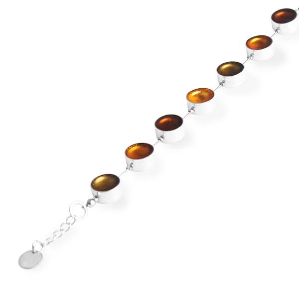 Mustard Metal Buttons Bracelet | The Jewellery Stop