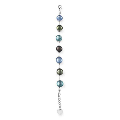 Pear Metal Buttons Bracelet | The Jewellery Stop