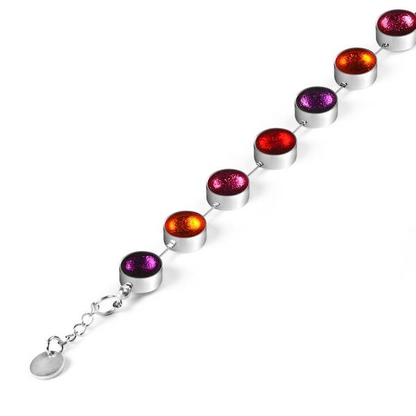 Rio Metal Buttons Bracelet | The Jewellery Stop