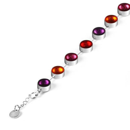 Rio Metal Buttons Bracelet | The Jewellery Stop
