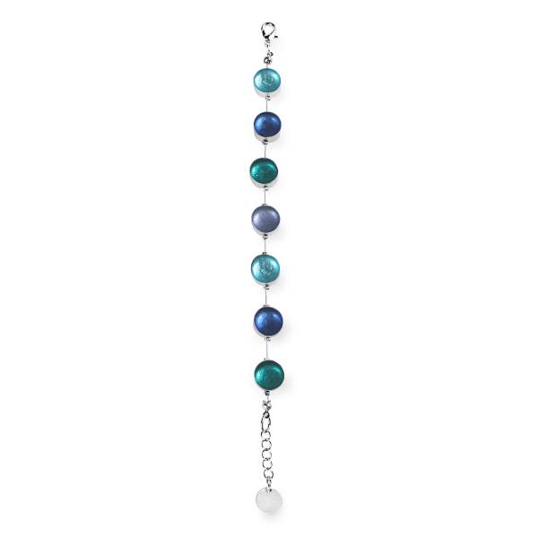 Riviera Metal Buttons Bracelet | The Jewellery Stop
