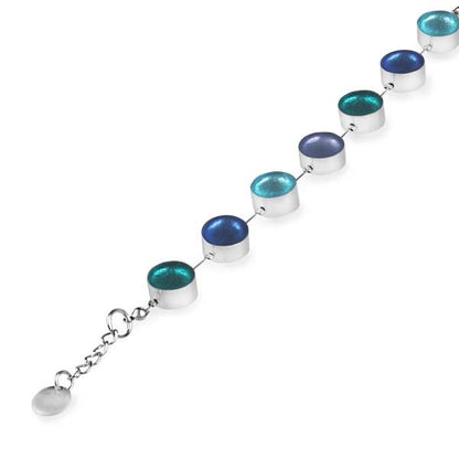 Riviera Metal Buttons Bracelet | The Jewellery Stop