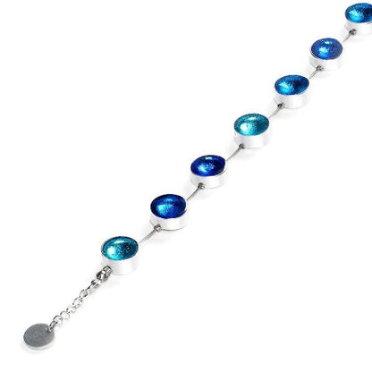 Turquoise Metal Buttons Bracelet