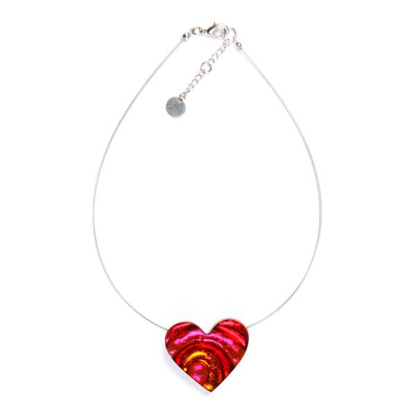 Fiesta Heart Swirl pendant