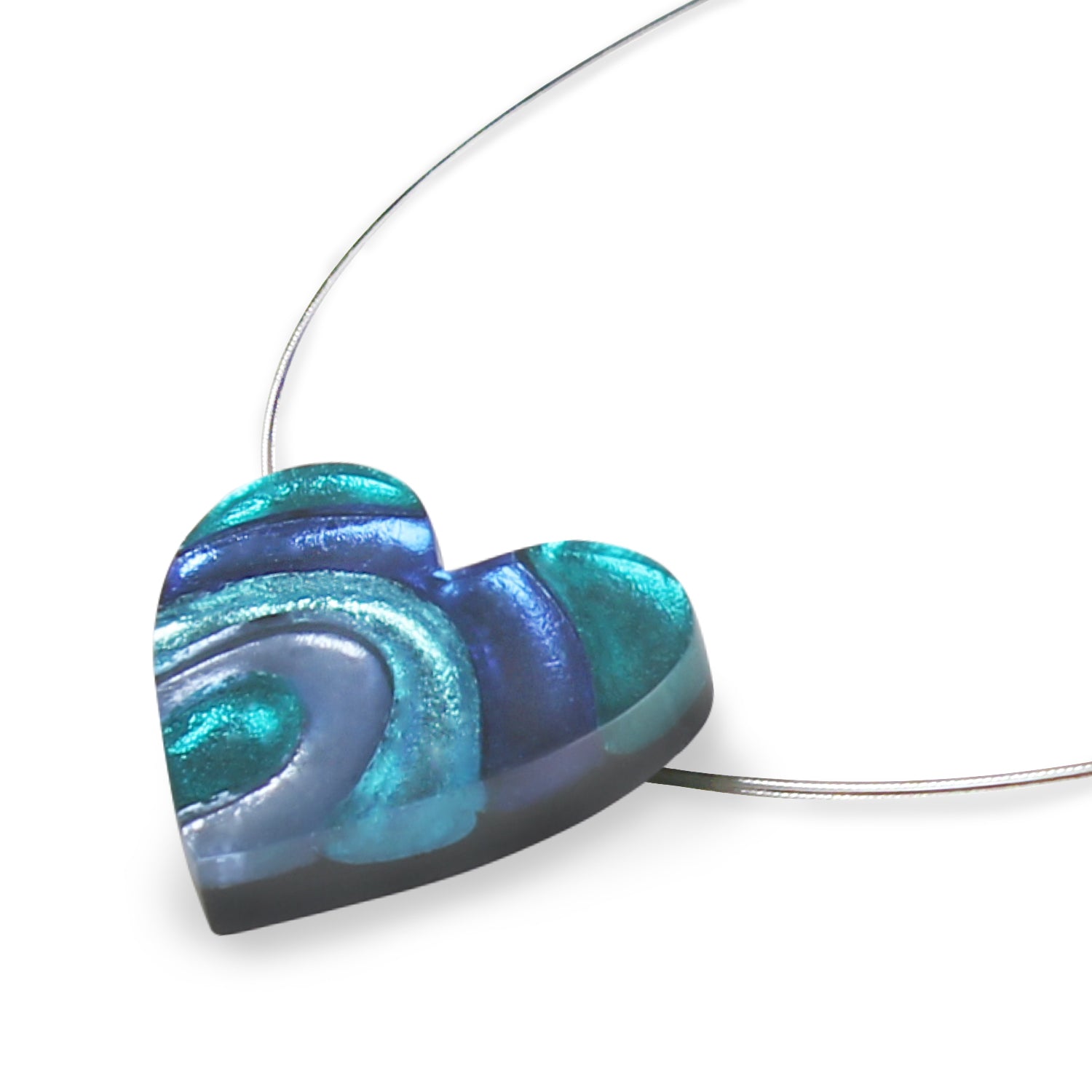 Riviera Heart Swirl pendant