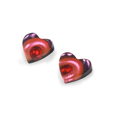 Trifle Heart Swirl Stud Earrings | The Jewellery Stop