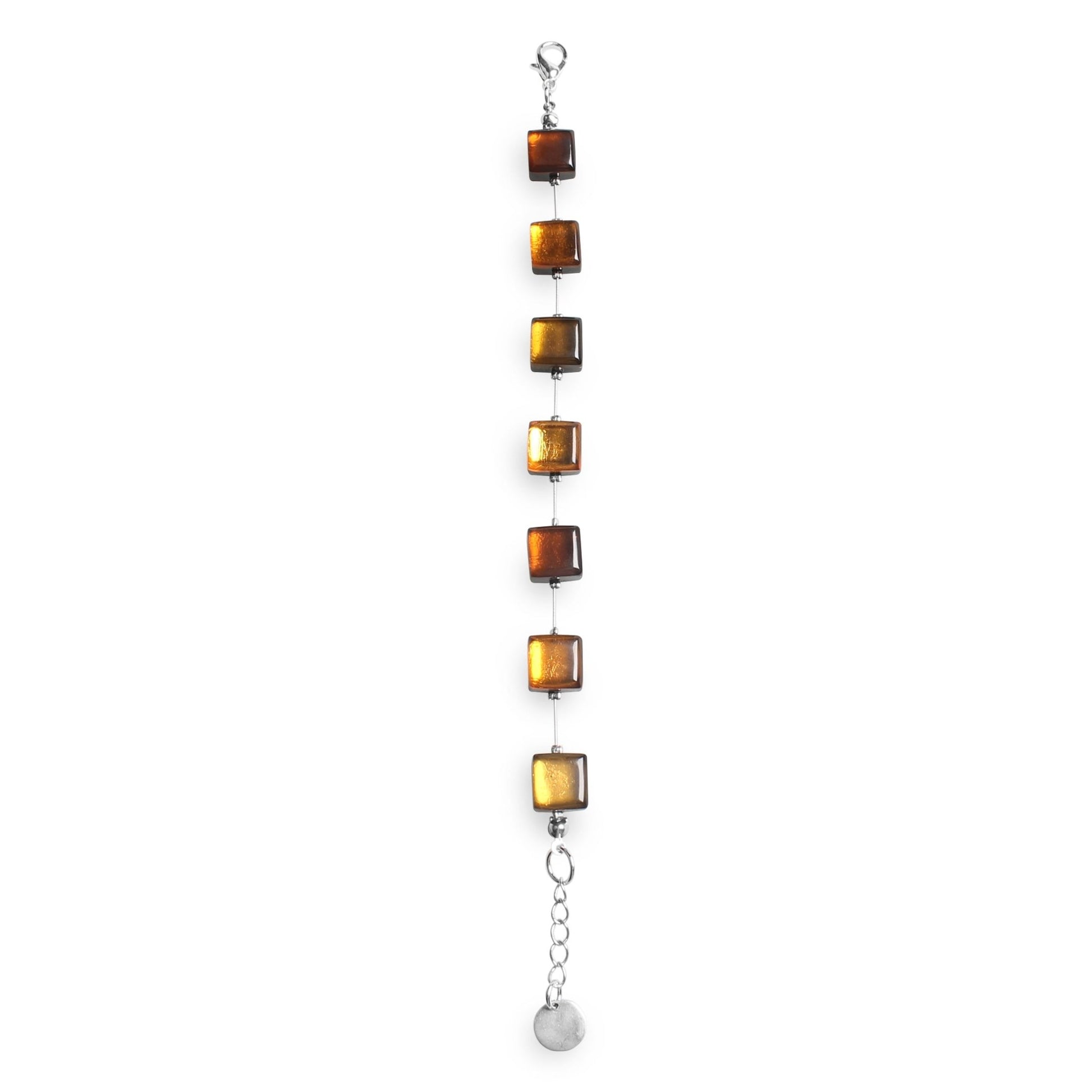 Mustard Square Buttons Bracelet | The Jewellery Stop
