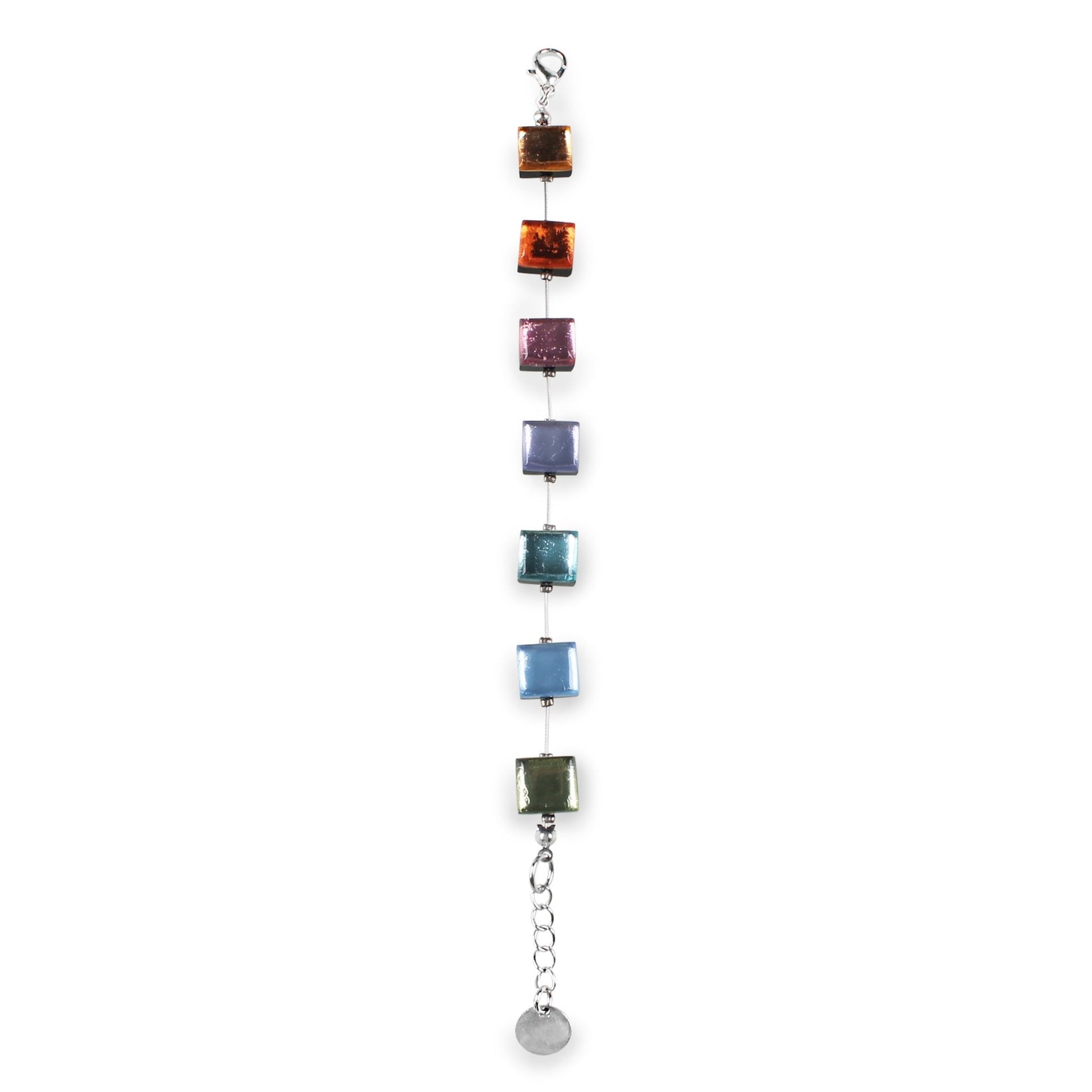 Pastels Square Buttons Bracelet | The Jewellery Stop