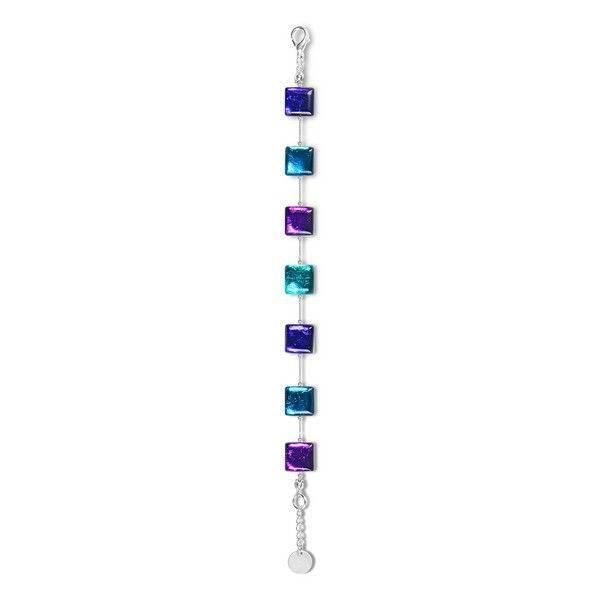Peacock Square Buttons Bracelet | The Jewellery Stop