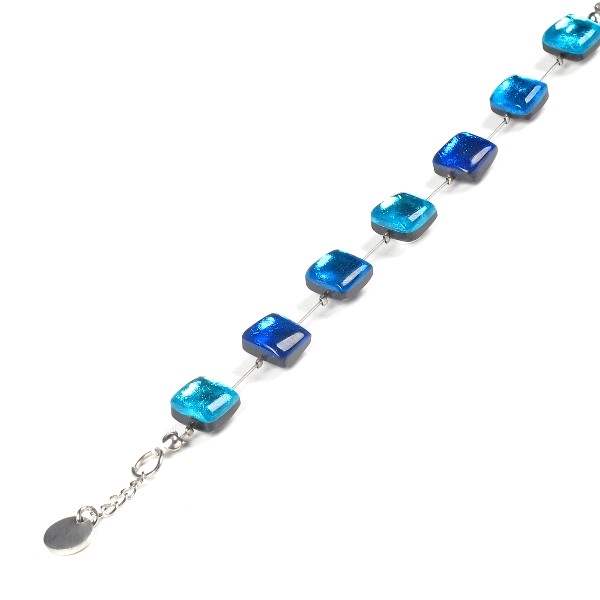 Turquoise Square Buttons Bracelet | The Jewellery Stop