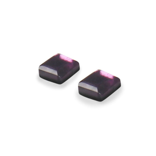 Kingfisher Square Buttons Stud Earrings | The Jewellery Stop