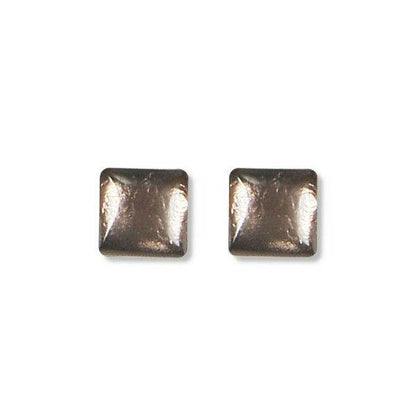 Metallics Square Buttons Stud Earrings | The Jewellery Stop