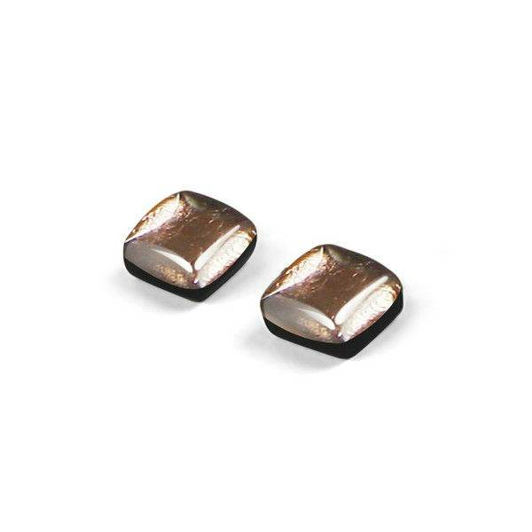 Metallics Square Buttons Stud Earrings | The Jewellery Stop